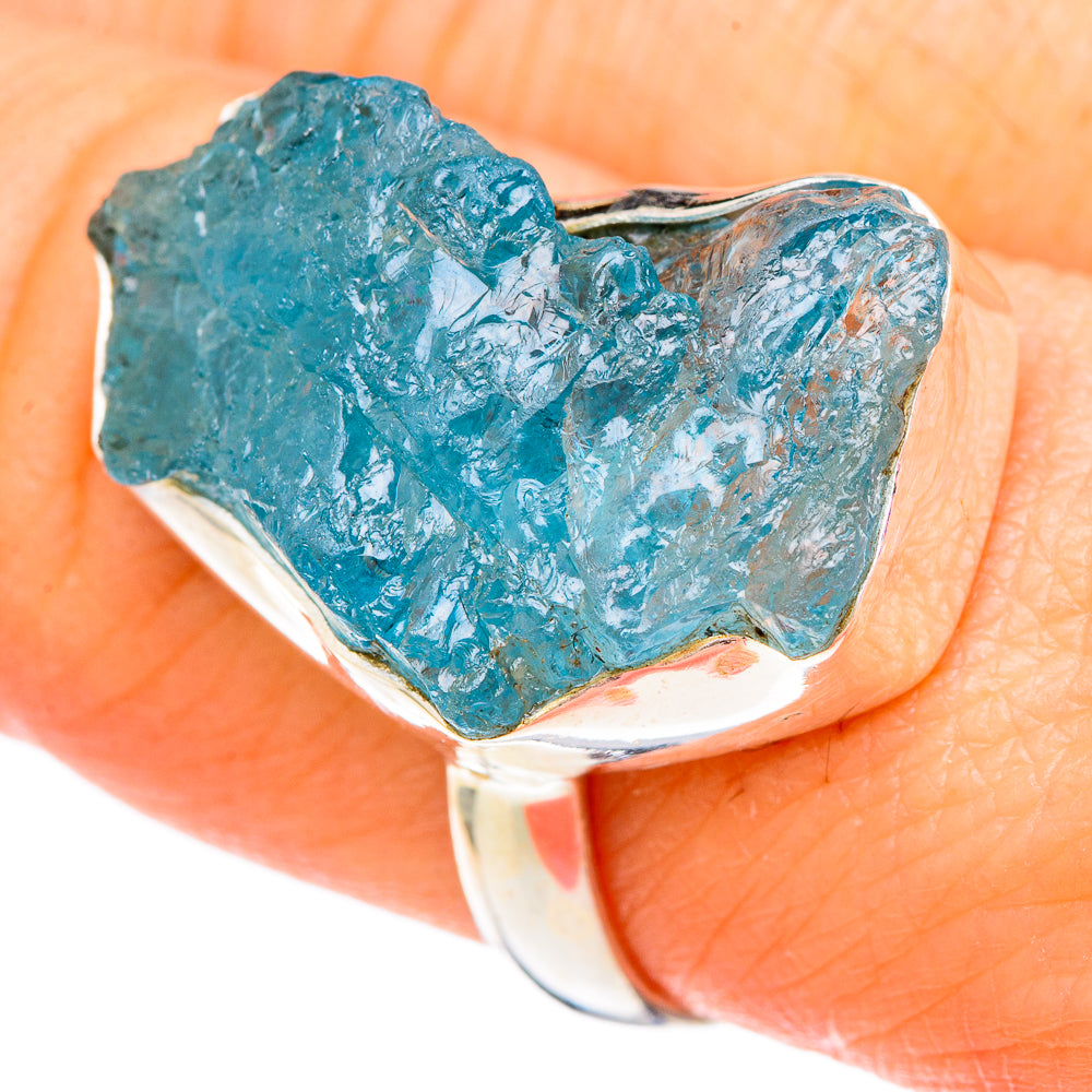 Aquamarine Rings handcrafted by Ana Silver Co - RING99951