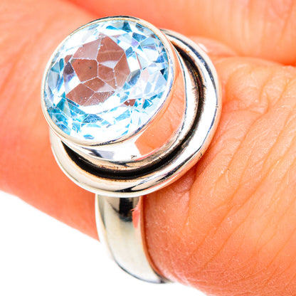 Blue Topaz Rings handcrafted by Ana Silver Co - RING99955