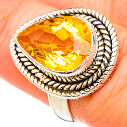 Citrine Rings handcrafted by Ana Silver Co - RING99962