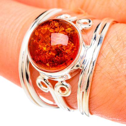 Baltic Amber Rings handcrafted by Ana Silver Co - RING99967