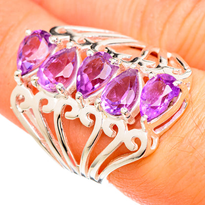 Amethyst Rings handcrafted by Ana Silver Co - RING99972
