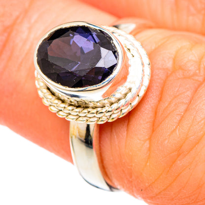 Violet Spinel Rings handcrafted by Ana Silver Co - RING99977