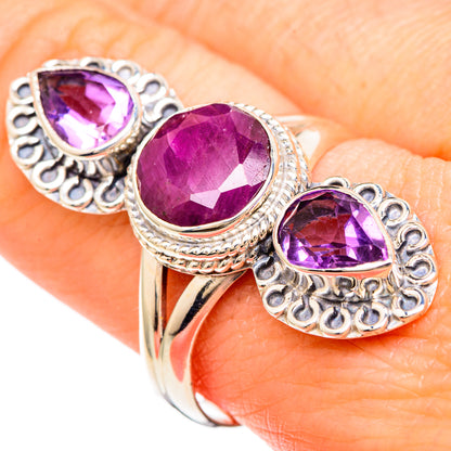 Ruby Rings handcrafted by Ana Silver Co - RING99983