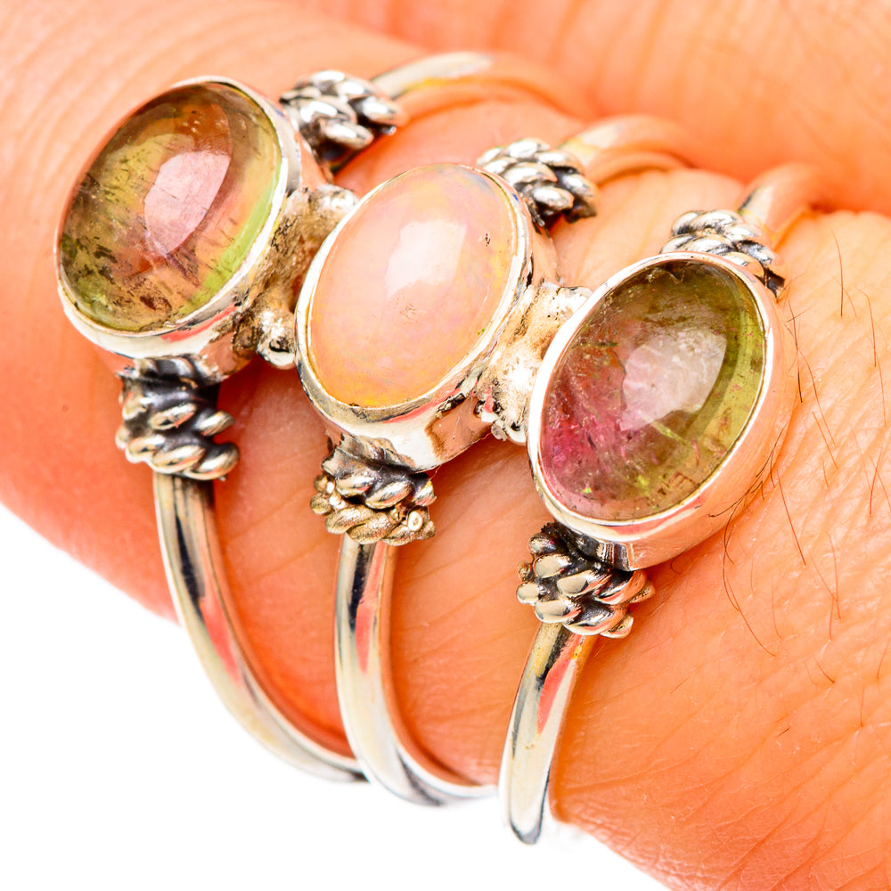 Ethiopian Opal Rings handcrafted by Ana Silver Co - RING99984