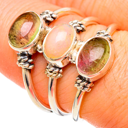 Ethiopian Opal Rings handcrafted by Ana Silver Co - RING99984