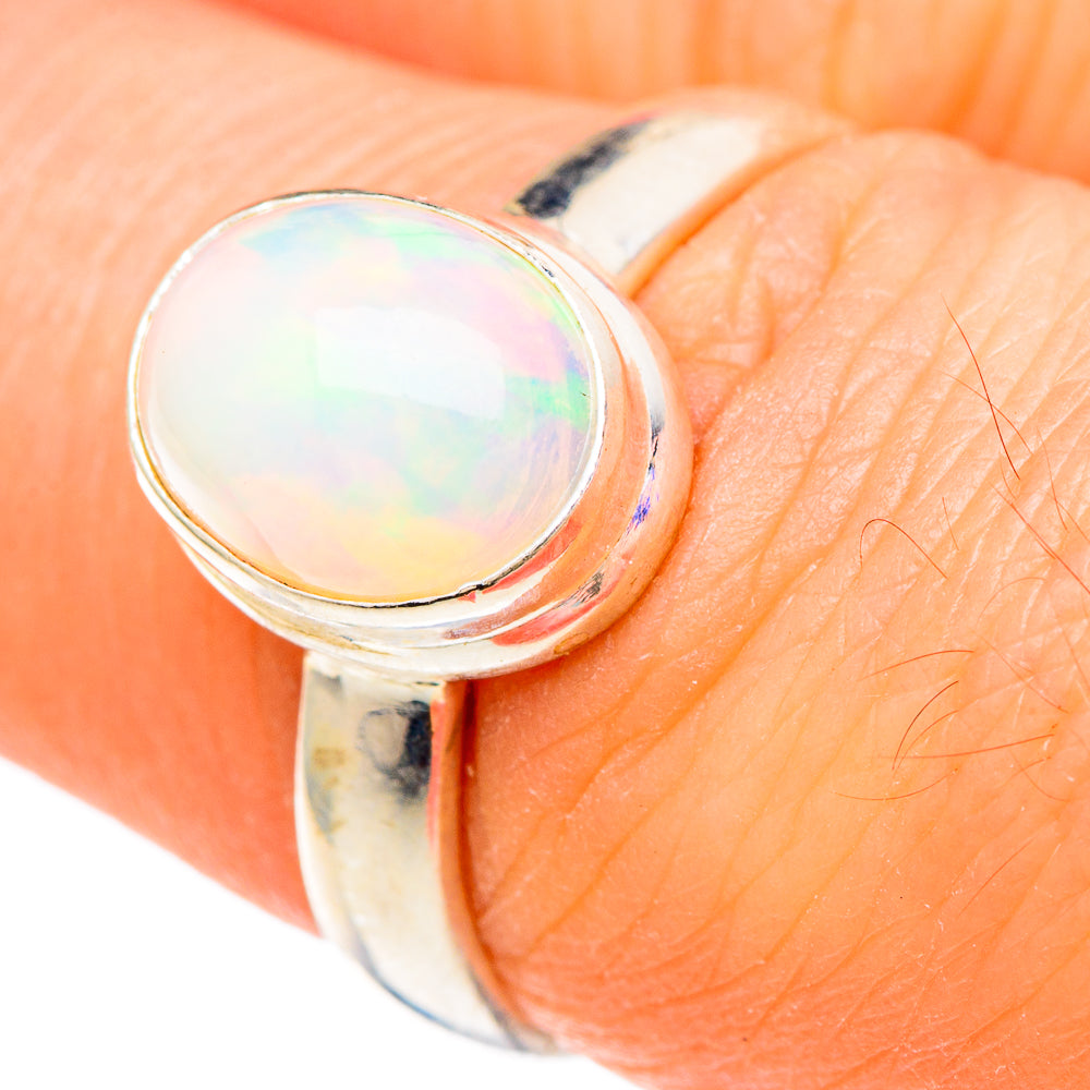 Ethiopian Opal Rings handcrafted by Ana Silver Co - RING99985