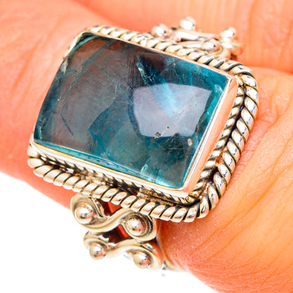 Green Fluorite Rings handcrafted by Ana Silver Co - RING99986