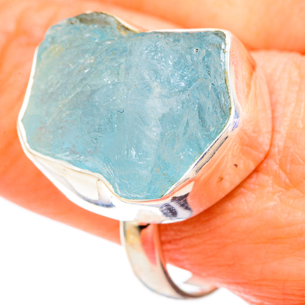 Aquamarine Rings handcrafted by Ana Silver Co - RING99988