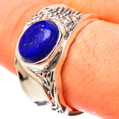 Lapis Lazuli Rings handcrafted by Ana Silver Co - RING99991