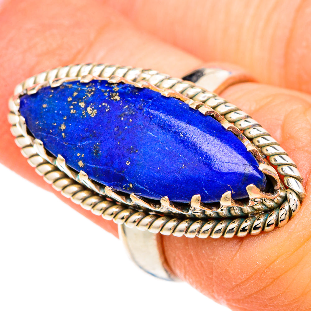 Lapis Lazuli Rings handcrafted by Ana Silver Co - RING99993