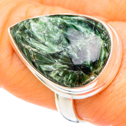 Seraphinite Rings handcrafted by Ana Silver Co - RING99995