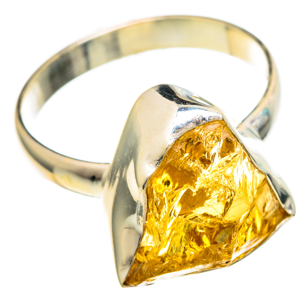 Citrine Rings handcrafted by Ana Silver Co - RING100001