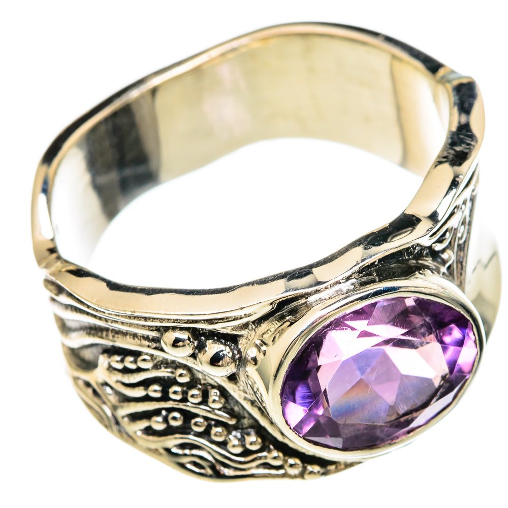 Amethyst Rings handcrafted by Ana Silver Co - RING100009