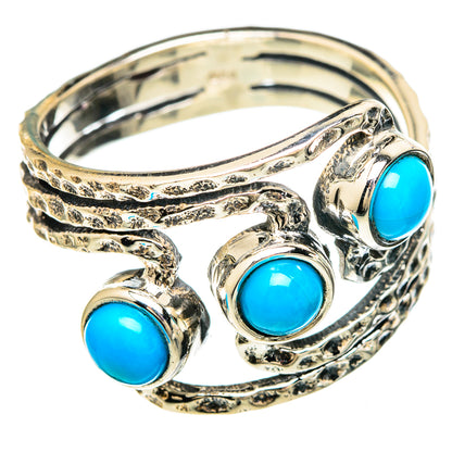 Sleeping Beauty Turquoise Rings handcrafted by Ana Silver Co - RING100027