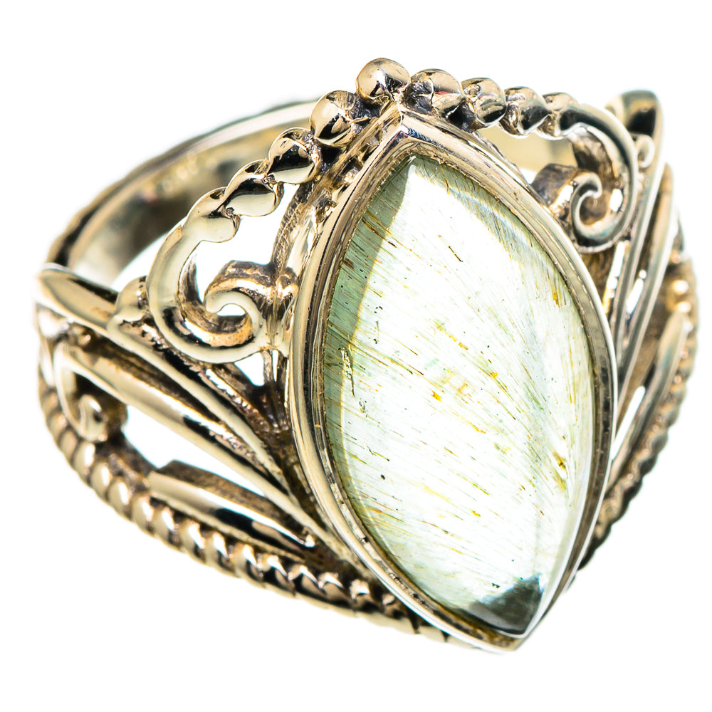 Prehnite Rings handcrafted by Ana Silver Co - RING100031