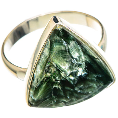 Seraphinite Rings handcrafted by Ana Silver Co - RING100033