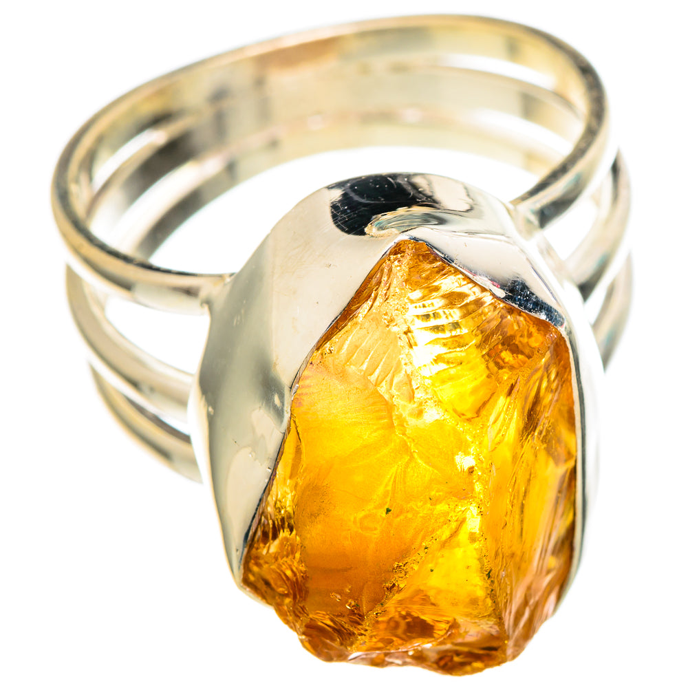 Citrine Rings handcrafted by Ana Silver Co - RING100037 - Photo 2
