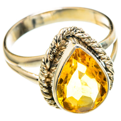 Citrine Rings handcrafted by Ana Silver Co - RING100038