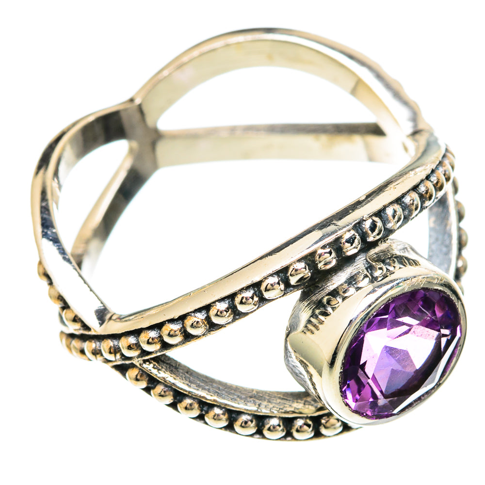 Amethyst Rings handcrafted by Ana Silver Co - RING100053