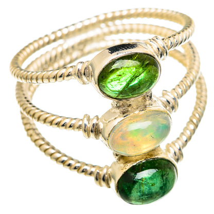 Ethiopian Opal Rings handcrafted by Ana Silver Co - RING100060