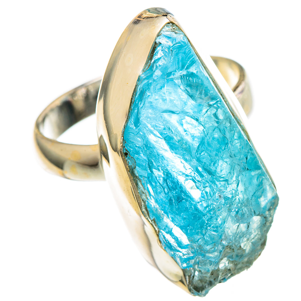 Aquamarine Rings handcrafted by Ana Silver Co - RING100062
