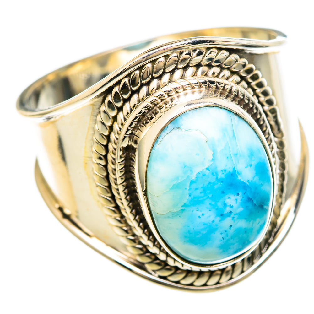 Larimar Rings handcrafted by Ana Silver Co - RING100063