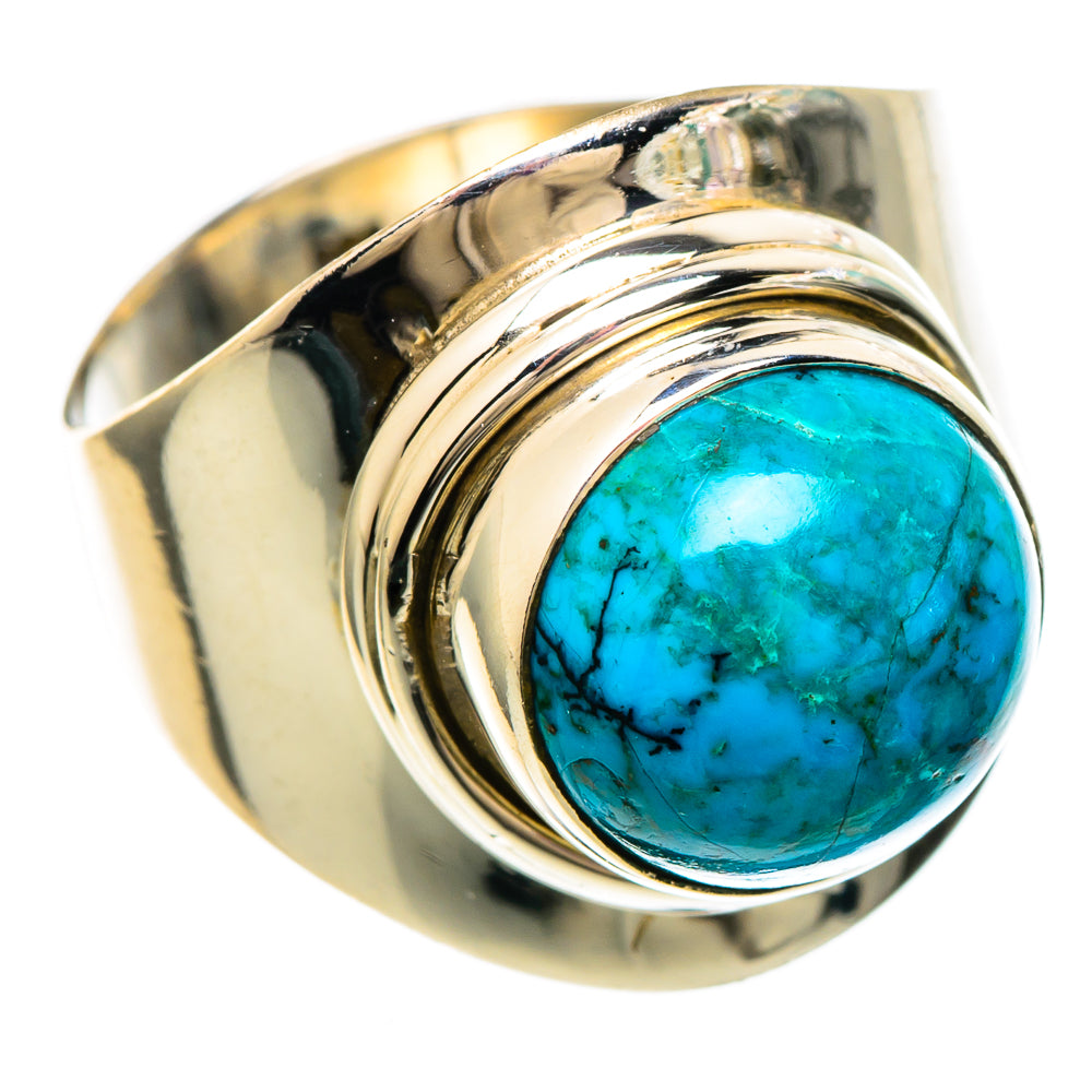 Chrysocolla Rings handcrafted by Ana Silver Co - RING100068