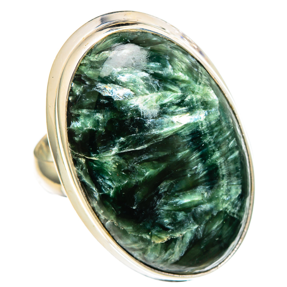 Seraphinite Rings handcrafted by Ana Silver Co - RING100074 - Photo 2
