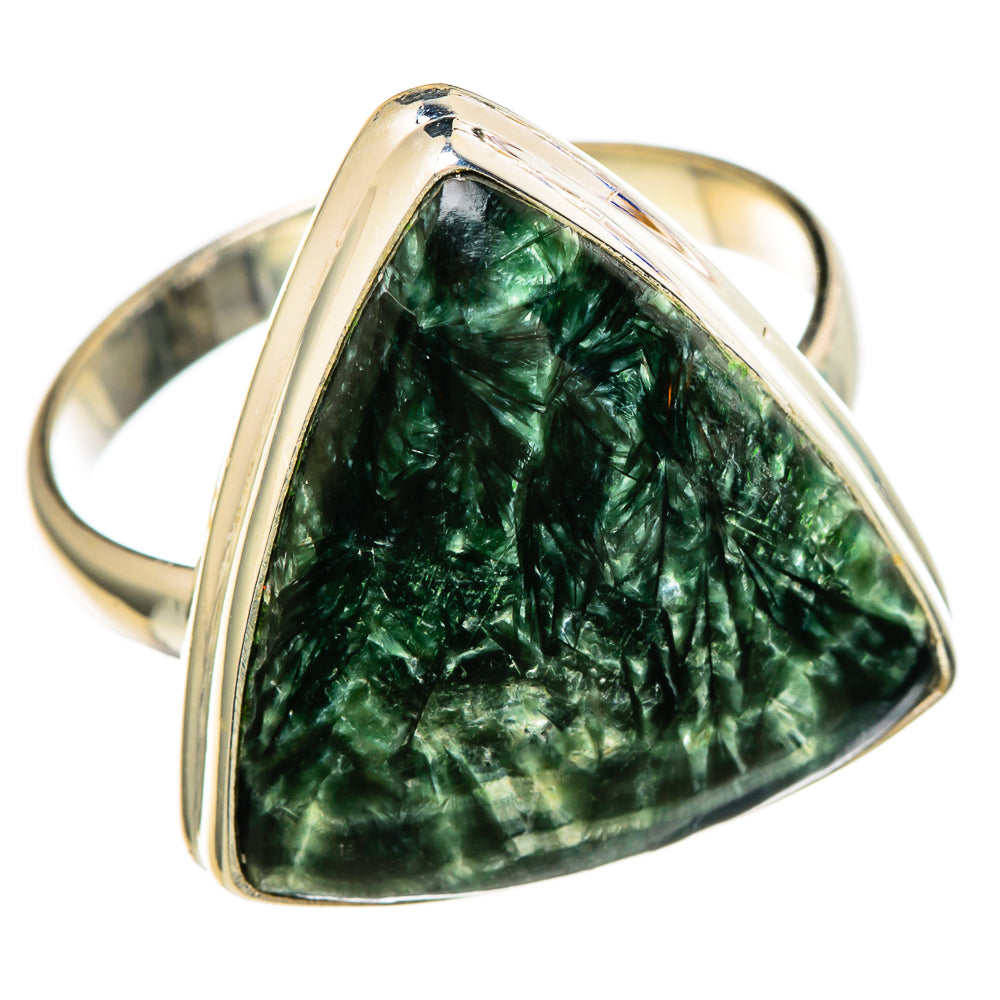 Seraphinite Rings handcrafted by Ana Silver Co - RING100080