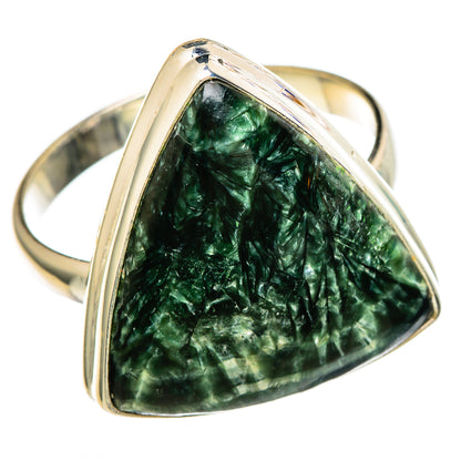 Seraphinite Rings handcrafted by Ana Silver Co - RING100080