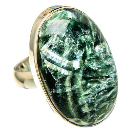 Seraphinite Rings handcrafted by Ana Silver Co - RING100084 - Photo 2