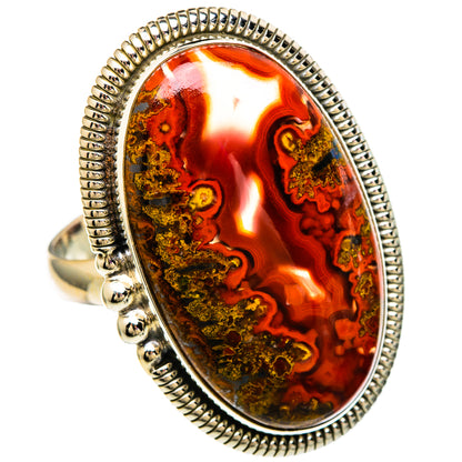 Moroccan Agate Rings handcrafted by Ana Silver Co - RING100086