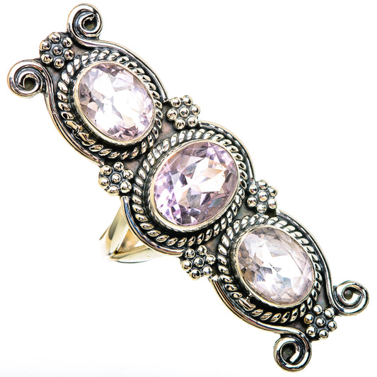 Kunzite Rings handcrafted by Ana Silver Co - RING100098