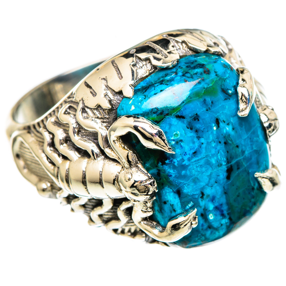 Chrysocolla Rings handcrafted by Ana Silver Co - RING100108