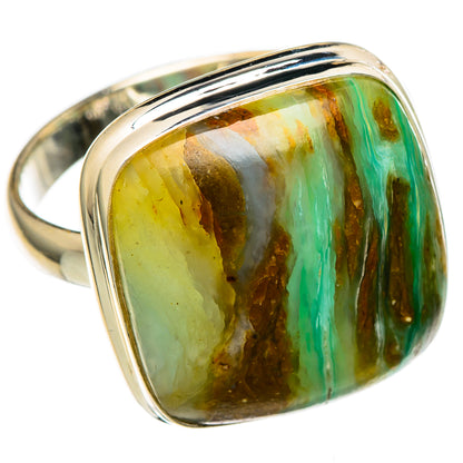Peruvian Opal Rings handcrafted by Ana Silver Co - RING100113