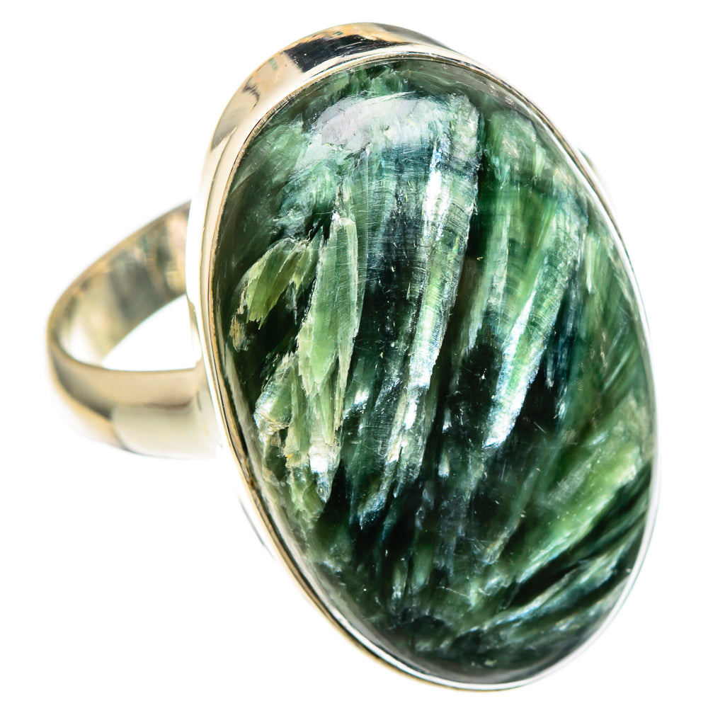 Seraphinite Rings handcrafted by Ana Silver Co - RING100116