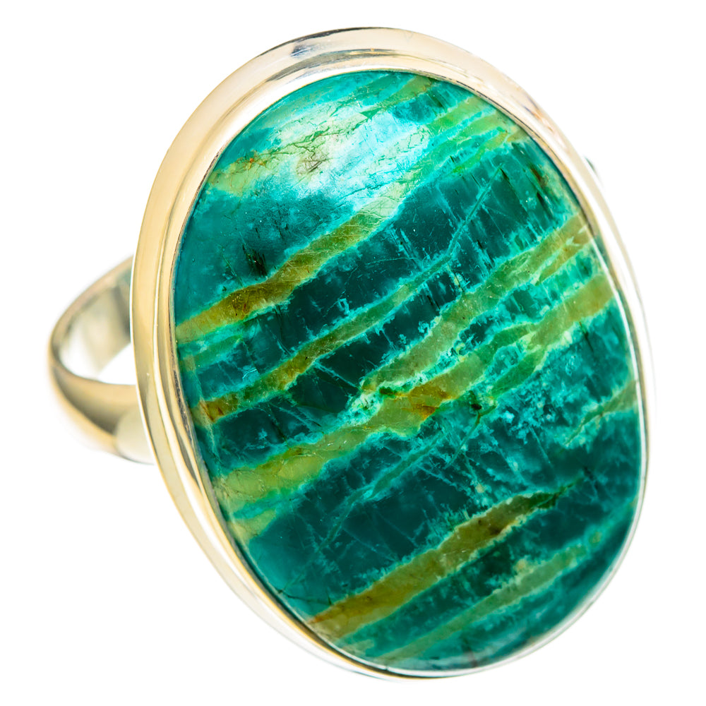 Amazonite Rings handcrafted by Ana Silver Co - RING100118