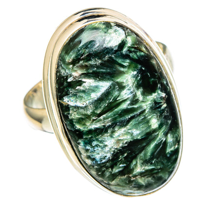 Seraphinite Rings handcrafted by Ana Silver Co - RING100121