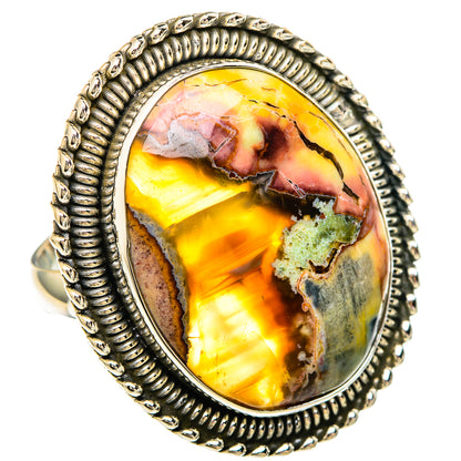 Butterfly Jasper Rings handcrafted by Ana Silver Co - RING100123