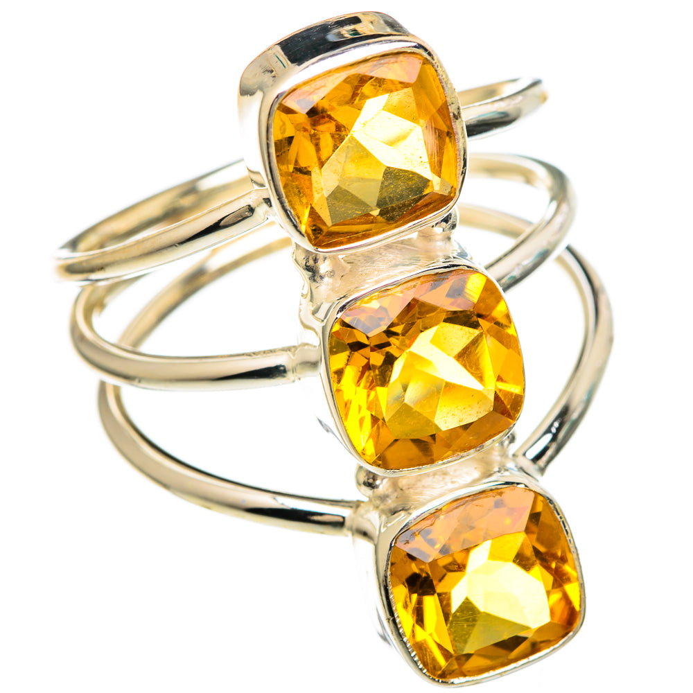 Citrine Rings handcrafted by Ana Silver Co - RING100127