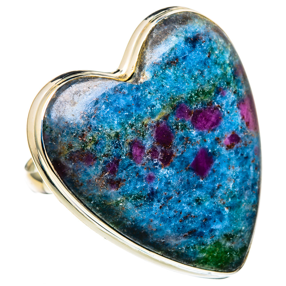 Ruby Fuchsite Rings handcrafted by Ana Silver Co - RING100145