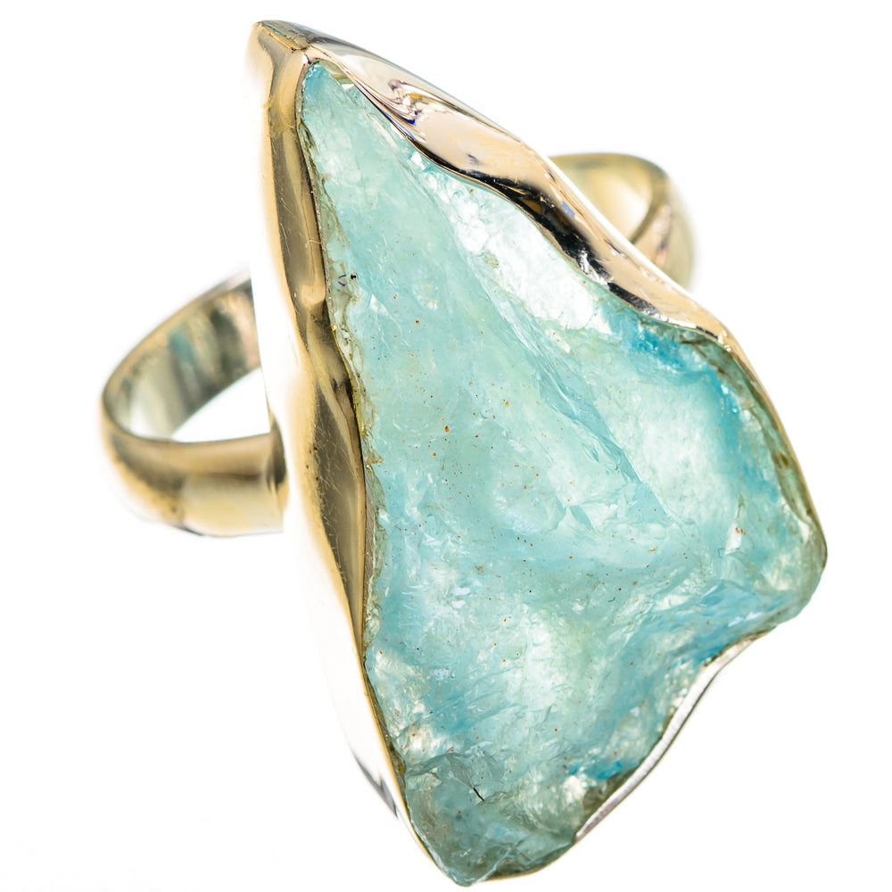Aquamarine Rings handcrafted by Ana Silver Co - RING100147