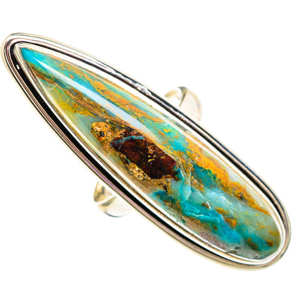 Peruvian Opal Rings handcrafted by Ana Silver Co - RING100149