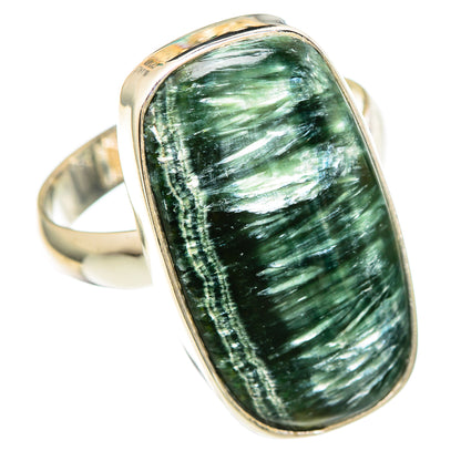 Seraphinite Rings handcrafted by Ana Silver Co - RING100150