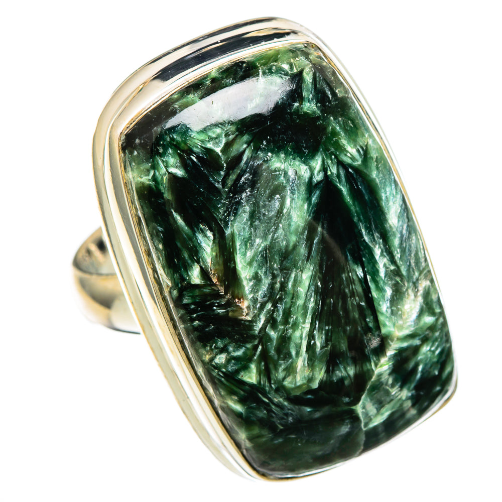 Seraphinite Rings handcrafted by Ana Silver Co - RING100154