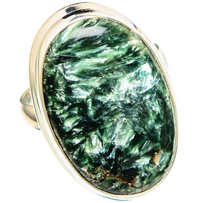 Seraphinite Rings handcrafted by Ana Silver Co - RING100155 - Photo 2