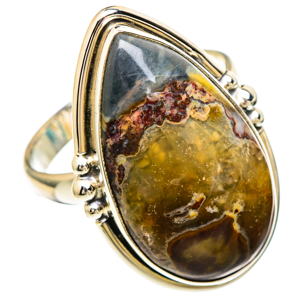 Butterfly Jasper Rings handcrafted by Ana Silver Co - RING100158