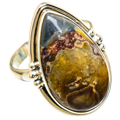 Butterfly Jasper Rings handcrafted by Ana Silver Co - RING100158