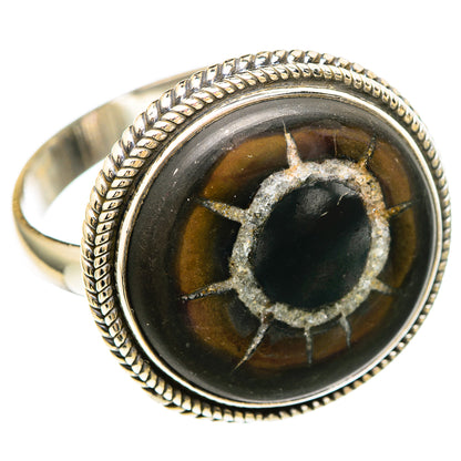 Septarian Geode Rings handcrafted by Ana Silver Co - RING100159