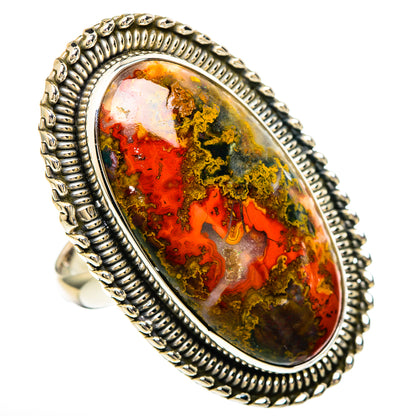 Moroccan Agate Rings handcrafted by Ana Silver Co - RING100162